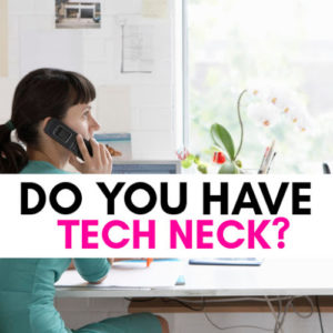 Tech neck exercises