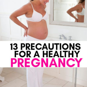 precautions in pregnancy